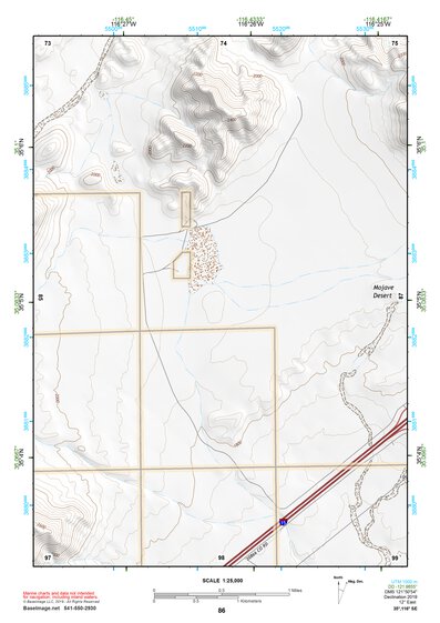 35116SE Page 86 Soda Mountains Topo Preview 1