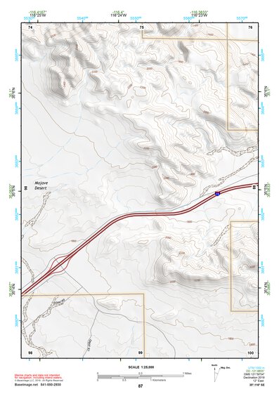 35116SE Page 87 Soda Mountains Topo Preview 1