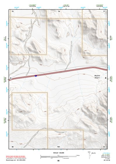 35116SE Page 88 Soda Mountains Topo Preview 1