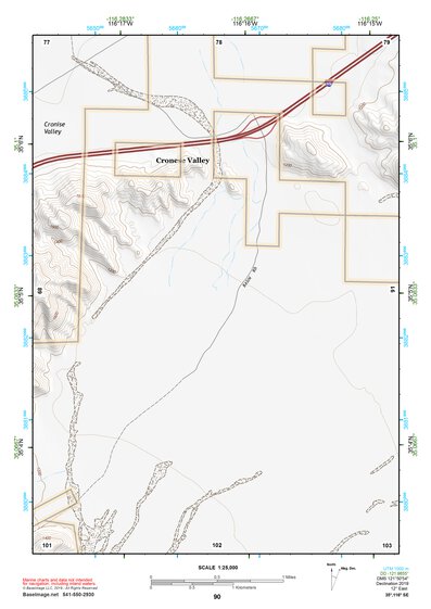35116SE Page 90 Soda Mountains Topo Preview 1