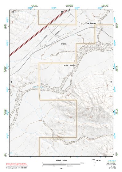 35116SE Page 98 Soda Mountains Topo Preview 1