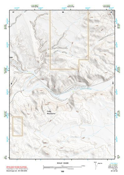 35116SE Page 100 Soda Mountains Topo Preview 1