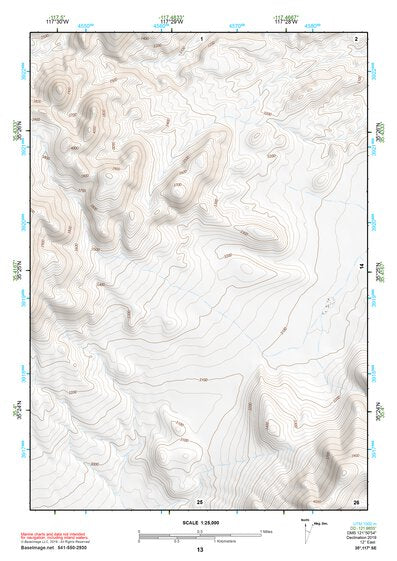 35117SE Page 13 Cuddeback Lake Topo Preview 1