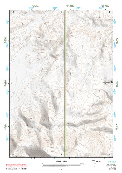 35117SE Page 14 Cuddeback Lake Topo Preview 1