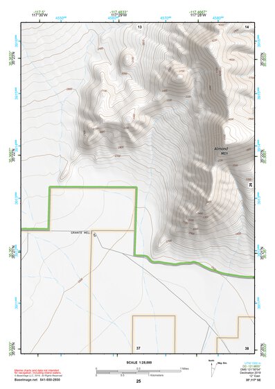 35117SE Page 25 Cuddeback Lake Topo Preview 1