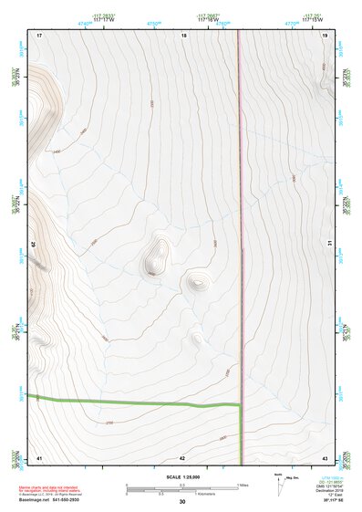 35117SE Page 30 Cuddeback Lake Topo Preview 1