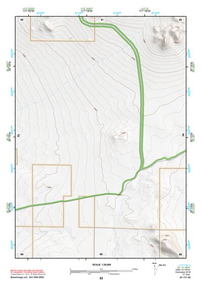 35117SE Page 53 Cuddeback Lake Topo Preview 1