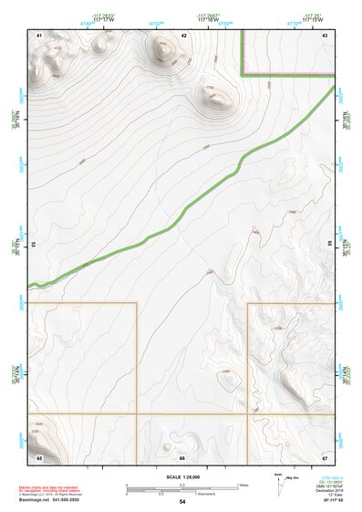 35117SE Page 54 Cuddeback Lake Topo Preview 1