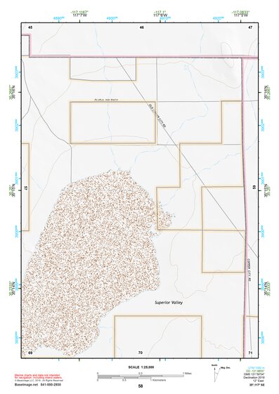 35117SE Page 58 Cuddeback Lake Topo Preview 1