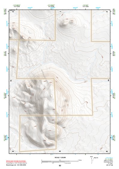 35117SE Page 83 Cuddeback Lake Topo Preview 1