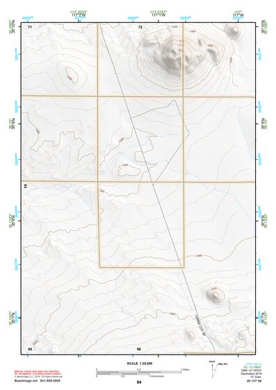 35117SE Page 84 Cuddeback Lake Topo Preview 1