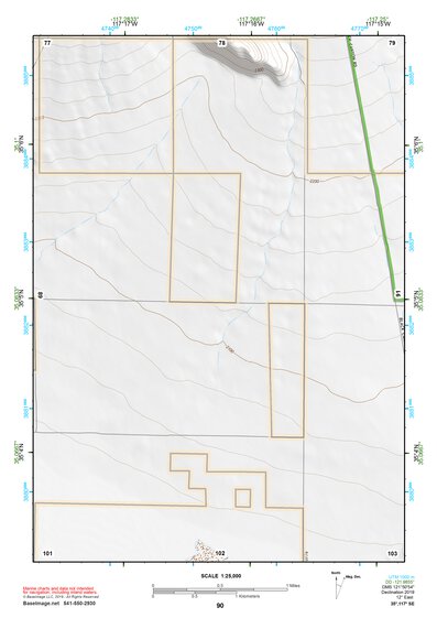 35117SE Page 90 Cuddeback Lake Topo Preview 1