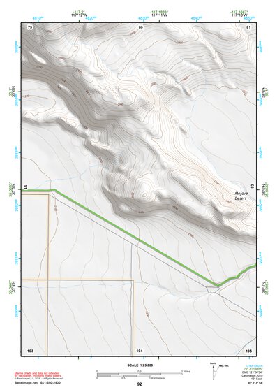 35117SE Page 92 Cuddeback Lake Topo Preview 1