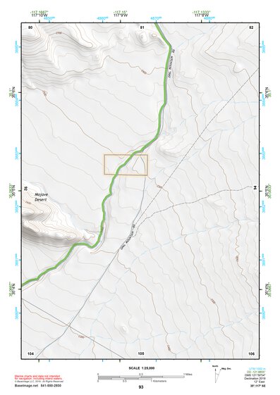 35117SE Page 93 Cuddeback Lake Topo Preview 1