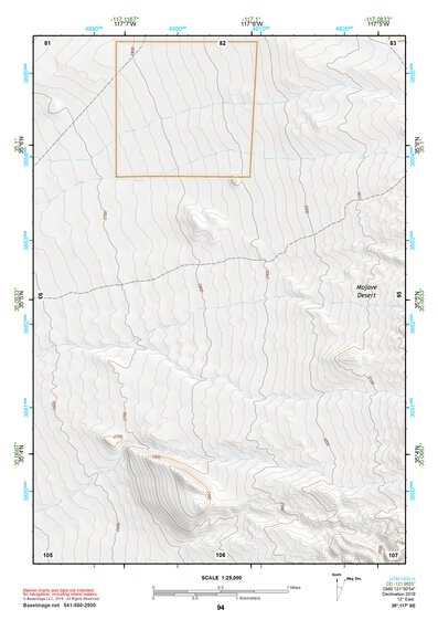 35117SE Page 94 Cuddeback Lake Topo Preview 1