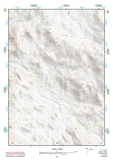 35118NW Page 4 Isabella Lake Topo Preview 1