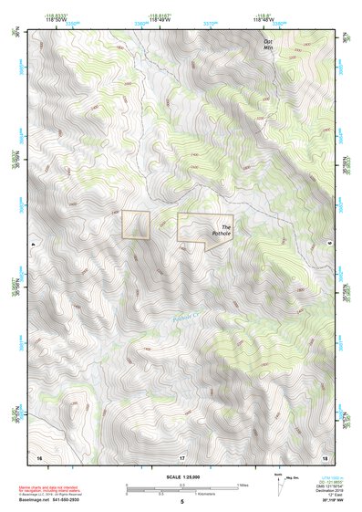 35118NW Page 5 Isabella Lake Topo Preview 1