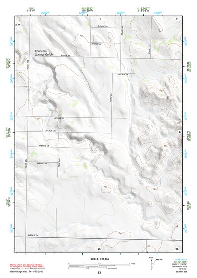 35118NW Page 13 Isabella Lake Topo Preview 1