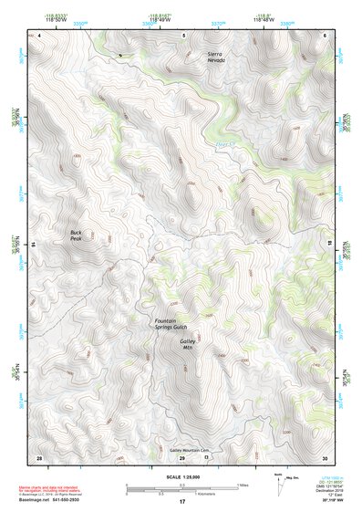 35118NW Page 17 Isabella Lake Topo Preview 1