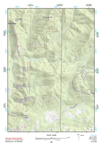 35118NW Page 20 Isabella Lake Topo Preview 1