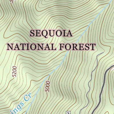 35118NW Page 21 Isabella Lake Topo Preview 3