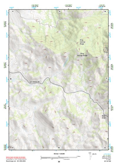 35118NW Page 30 Isabella Lake Topo Preview 1