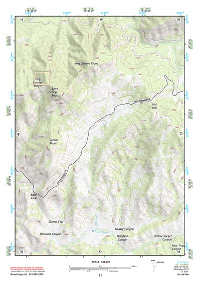 35118NW Page 31 Isabella Lake Topo Preview 1