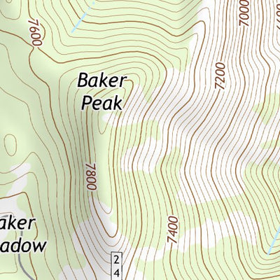35118NW Page 36 Isabella Lake Topo Preview 2