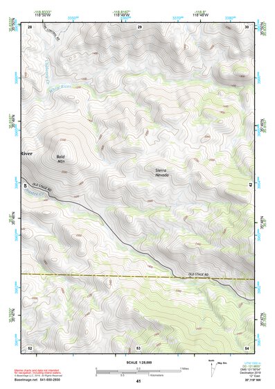 35118NW Page 41 Isabella Lake Topo Preview 1