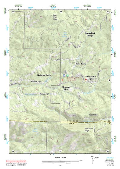 35118NW Page 45 Isabella Lake Topo Preview 1