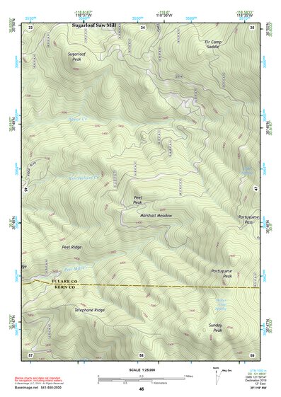 35118NW Page 46 Isabella Lake Topo Preview 1