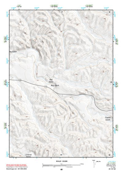 35118NW Page 49 Isabella Lake Topo Preview 1
