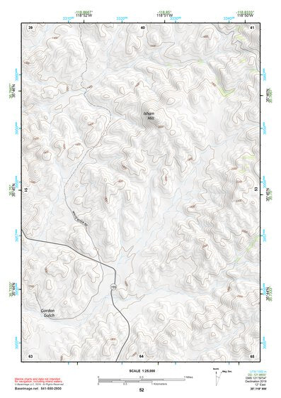 35118NW Page 52 Isabella Lake Topo Preview 1