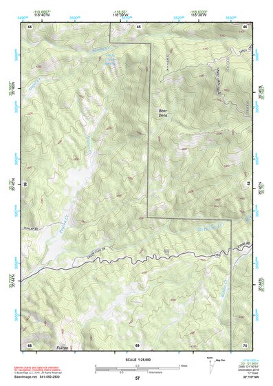 35118NW Page 57 Isabella Lake Topo Preview 1