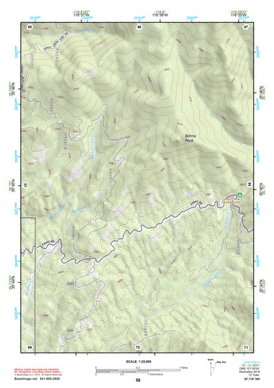 35118NW Page 58 Isabella Lake Topo Preview 1