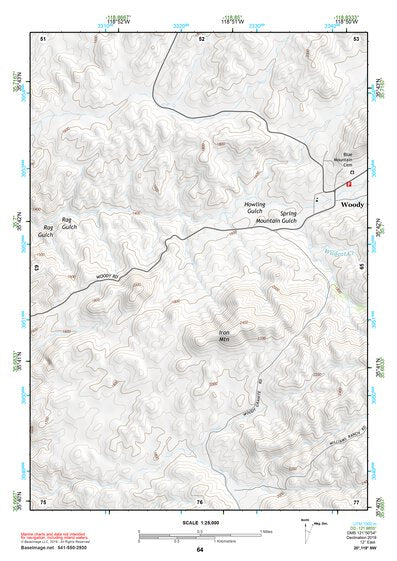 35118NW Page 64 Isabella Lake Topo Preview 1