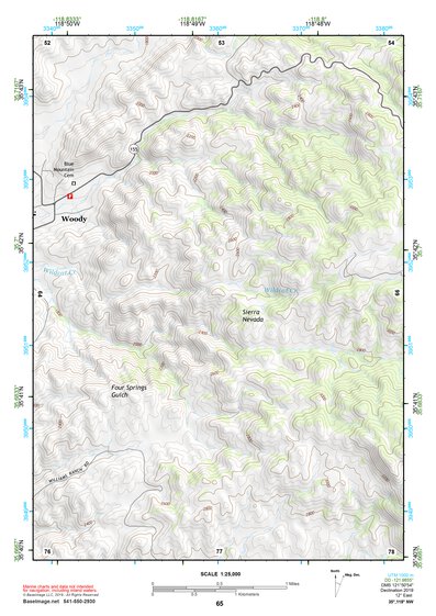 35118NW Page 65 Isabella Lake Topo Preview 1