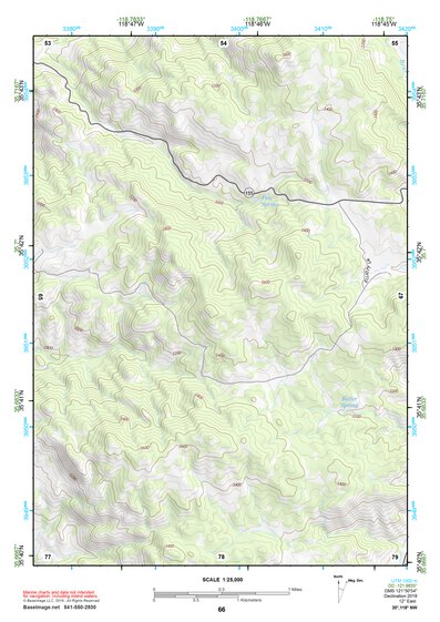 35118NW Page 66 Isabella Lake Topo Preview 1