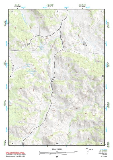 35118NW Page 67 Isabella Lake Topo Preview 1