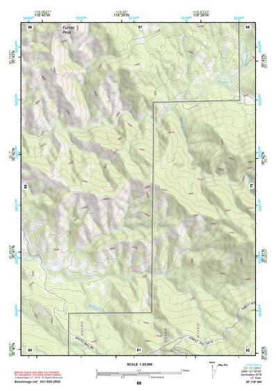 35118NW Page 69 Isabella Lake Topo Preview 1