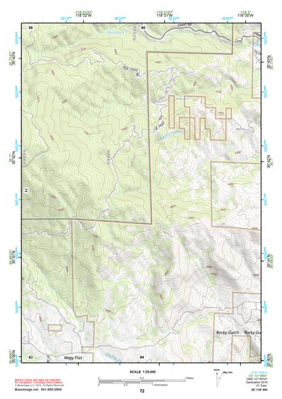 35118NW Page 72 Isabella Lake Topo Preview 1