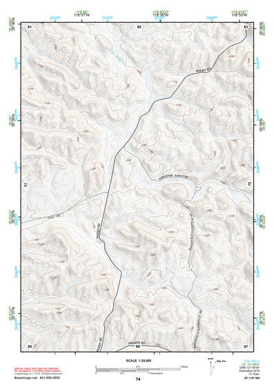 35118NW Page 74 Isabella Lake Topo Preview 1