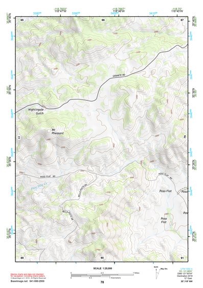 35118NW Page 78 Isabella Lake Topo Preview 1