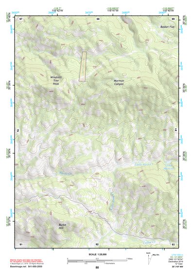 35118NW Page 80 Isabella Lake Topo Preview 1