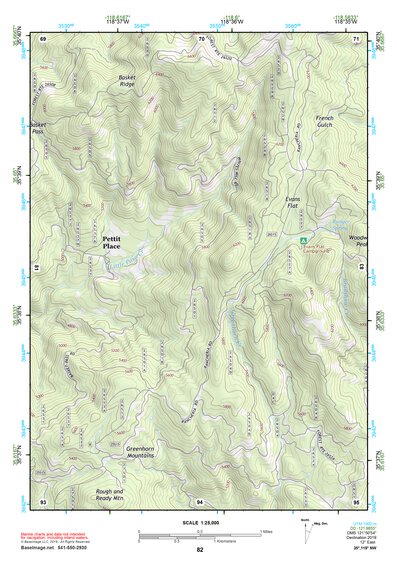 35118NW Page 82 Isabella Lake Topo Preview 1