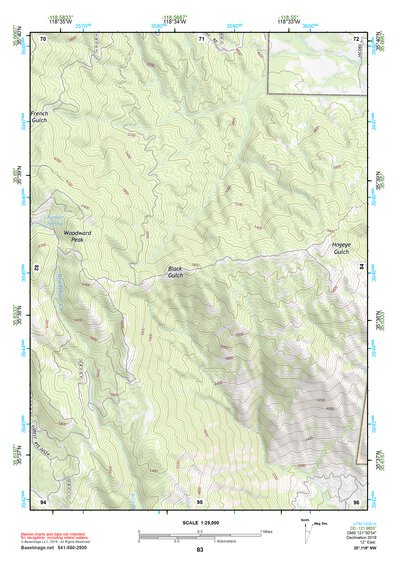 35118NW Page 83 Isabella Lake Topo Preview 1