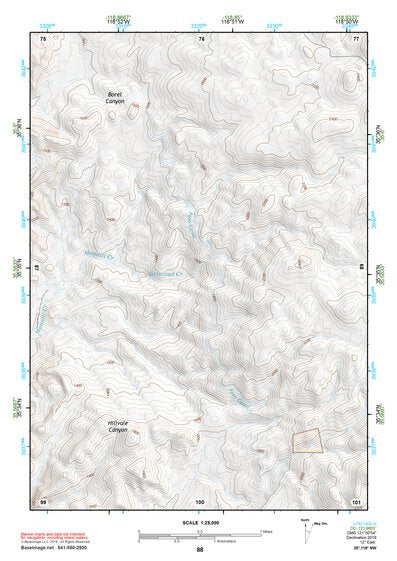 35118NW Page 88 Isabella Lake Topo Preview 1