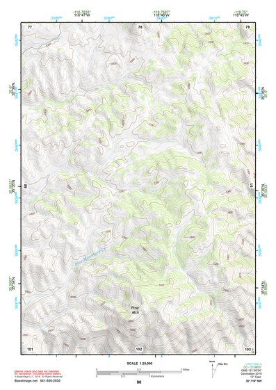 35118NW Page 90 Isabella Lake Topo Preview 1