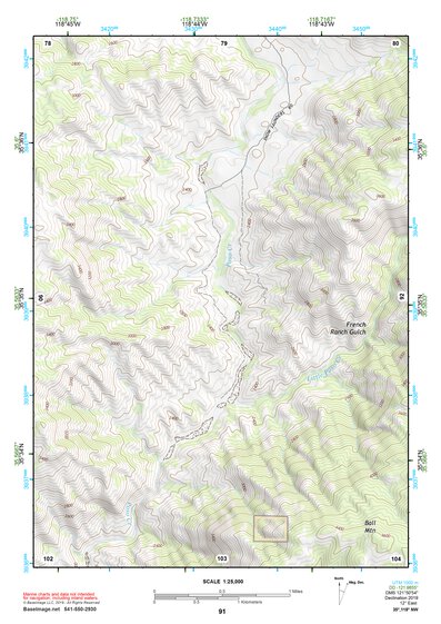 35118NW Page 91 Isabella Lake Topo Preview 1