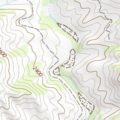 35118NW Page 91 Isabella Lake Topo Preview 2